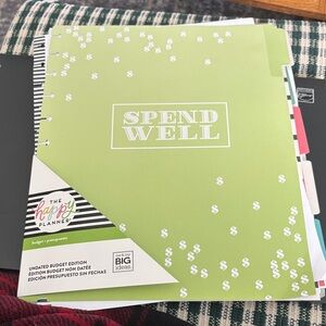 The Happy Planner Lime Green Budget Organizer